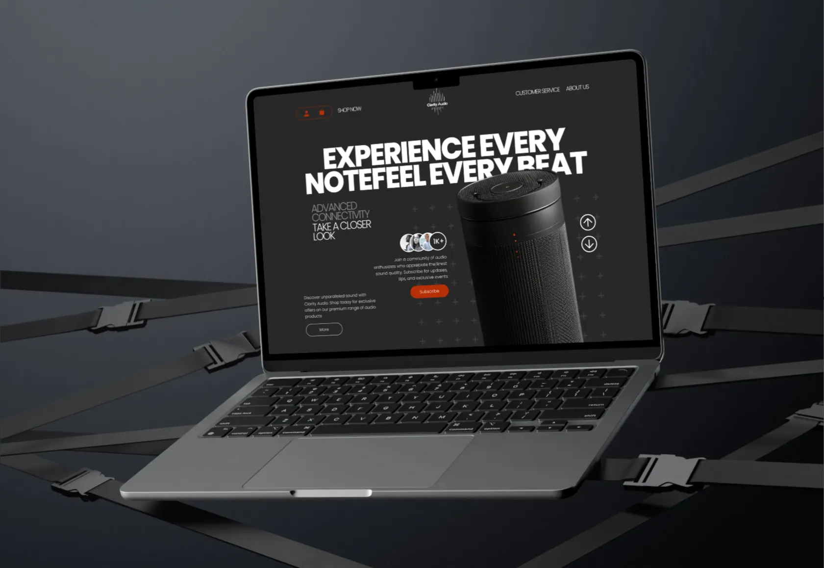 website laptop mockup